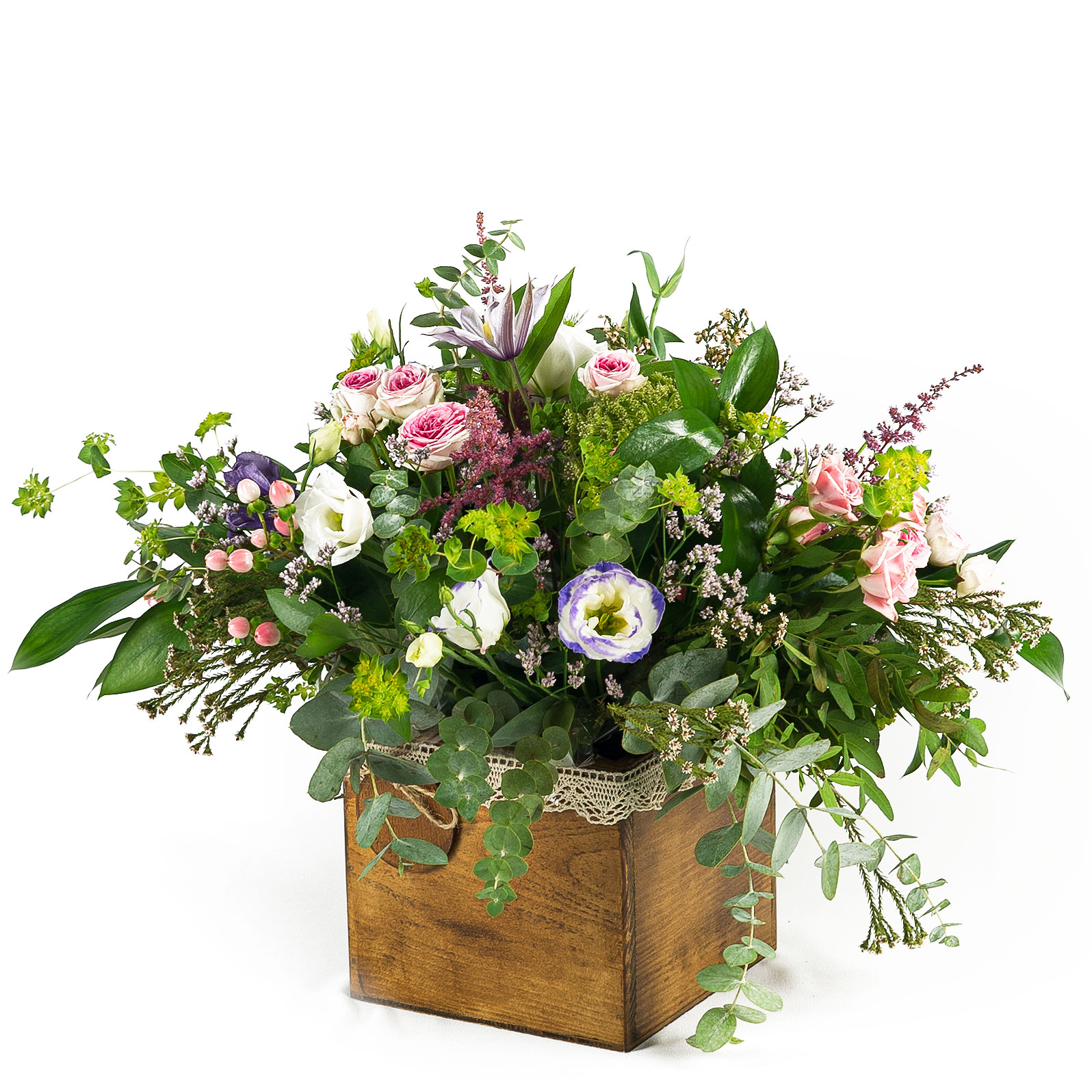Caja de madera silvestre