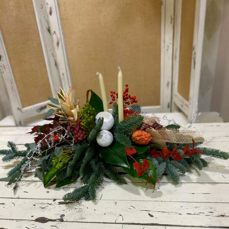 Centro Navideño velas